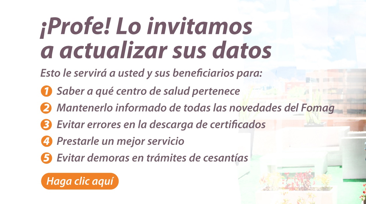 Campaña de actualización de datos de la Fiduprevisora
