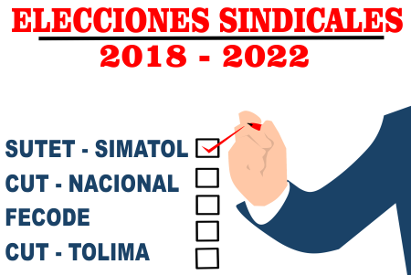 Actas de Modificación Cierre de Campaña Elecciones Sindicales periodo 2018 /2022 – Agosto 10 de 2018