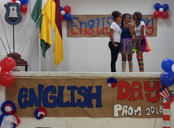 Segunda Jornada del «English day», Institución Educativa Técnica Nuestra señora de Fátima del Municipio de el Espinal