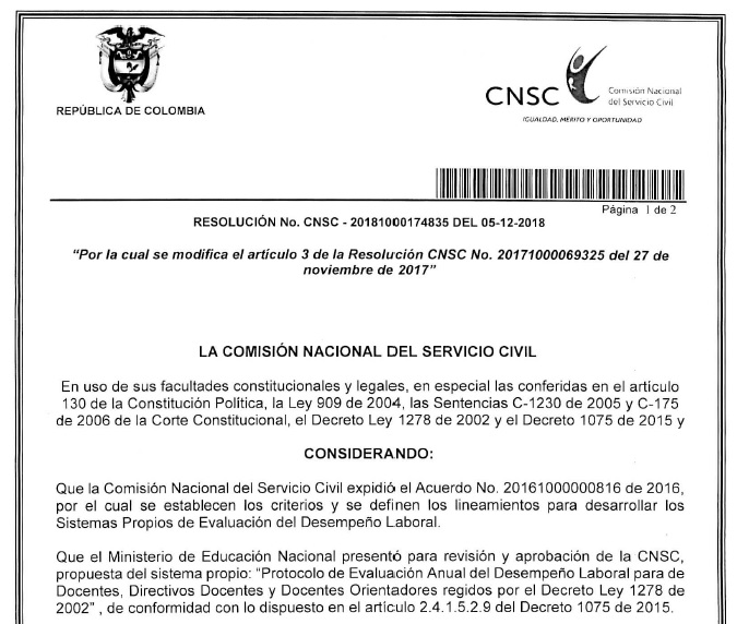 No se aplicarán los nuevos protocolos de la evaluación de desempeño para los Docentes del 1278 en el año 2019