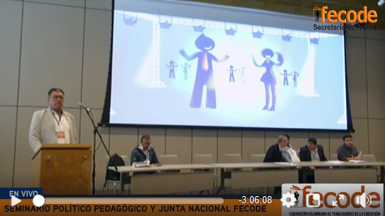 Seminario político pedagógico Junta Nacional de Fecode – 29 de enero de 2019