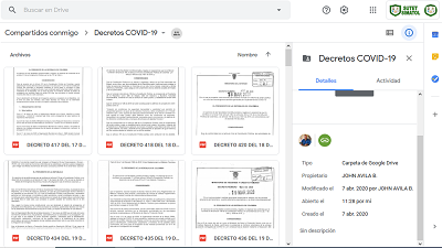 Decretos Emitidos por el Gobierno Nacional por el COVID-19