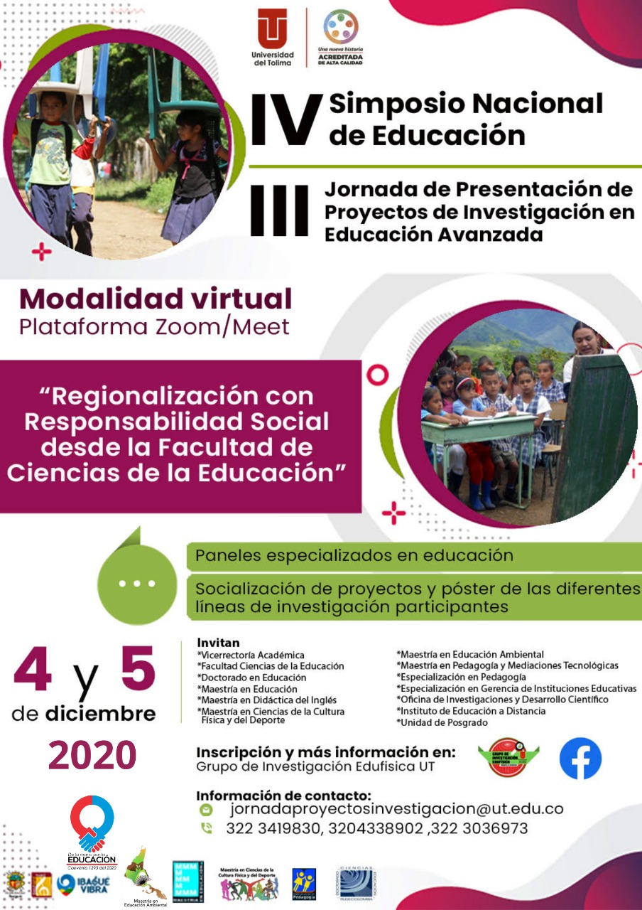 El Comité Ejecutivo de #SutetSimatol invita a la Comunidad Educativa al IV Simposio Nacional de Educación y III Jornada de Presentación de Proyectos de Investigación en Educación Avanzada – 4 y 5 de diciembre del 2020
