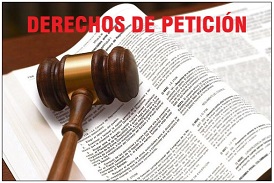 DERECHOS DE PETICIÓN PARA EL DEPARTAMENTO DEL TOLIMA: Elaborados por el Departamento Jurídico de SUTET-SIMATOL para uso de los docentes y los cuales se deben radicar ante la Secretaria de Salud Departamental, Secretaria de Educación departamental y alcaldías de cada municipio.