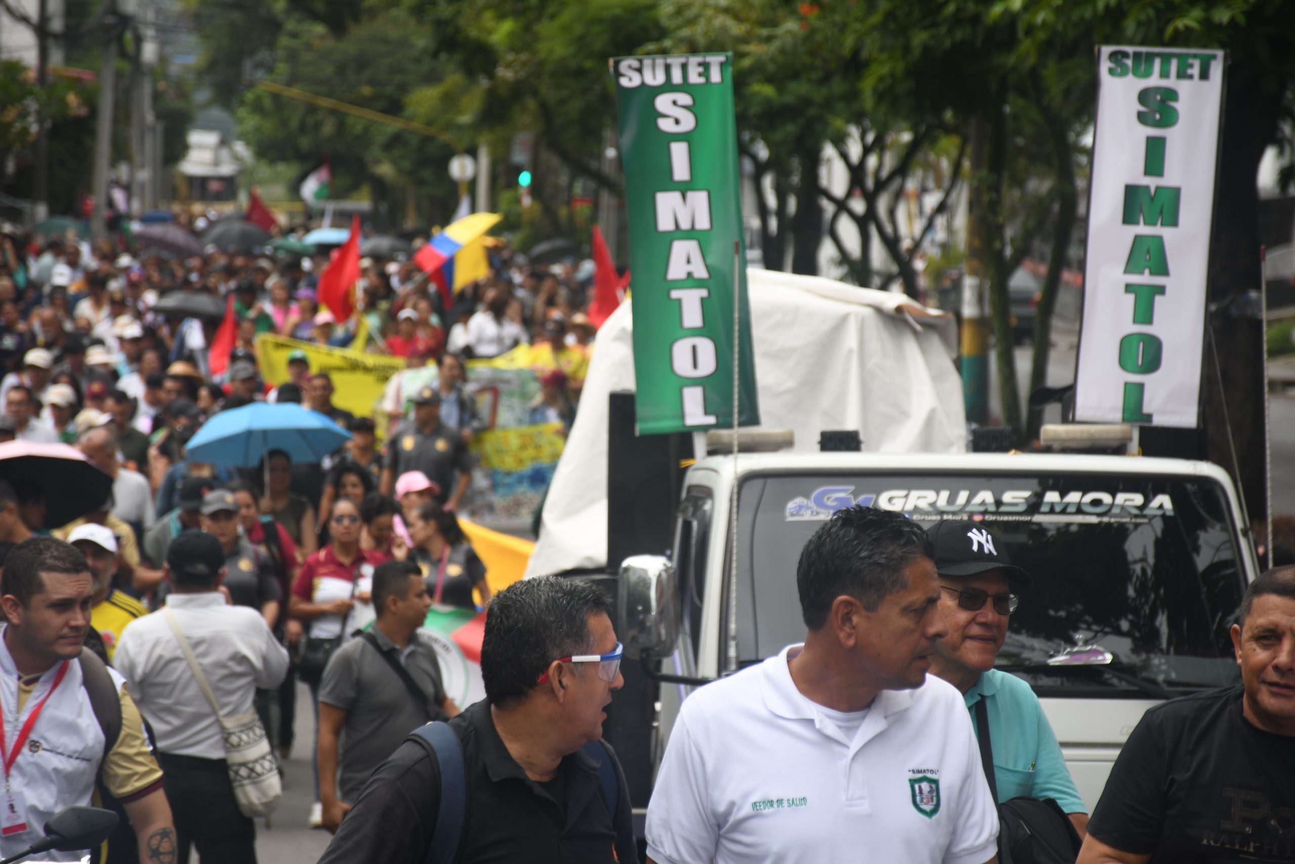SUTET-SIMATOL y las demás organizaciones sindicales del Tolima se unen a la jornada nacional de movilización por la reforma laboral y la consulta popular