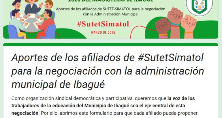 Formulario construcción pliego Ibagué 2026