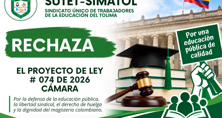 Proyecto de Ley # 074 de 2026 Cámara