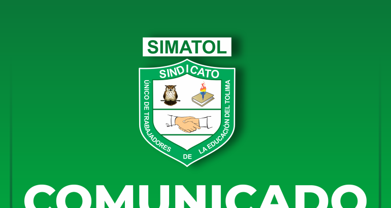 Comunicado SUTET-SIMATOL
